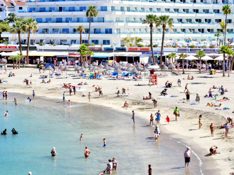Playa en el sur de Tenerife