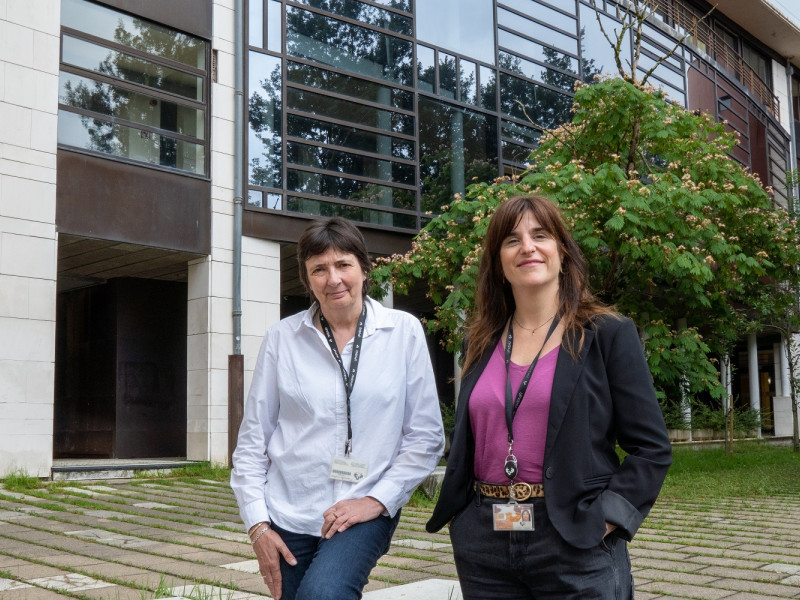 Malen Migueles y Alaitz Aizpurua, autoras del estudio de la Universidad Pública del País Vasco