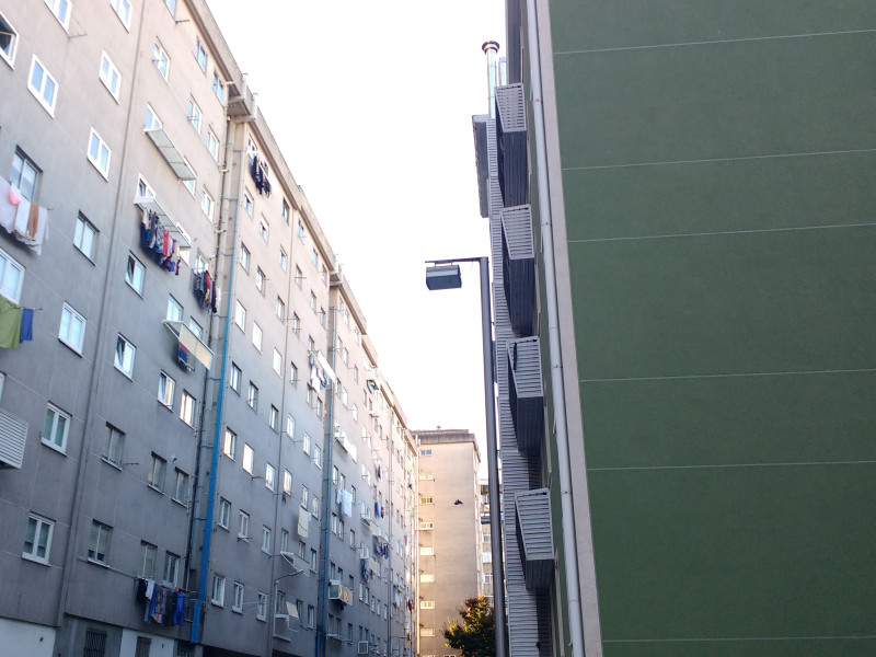 Calle Sagrada Familia en A Coruña 