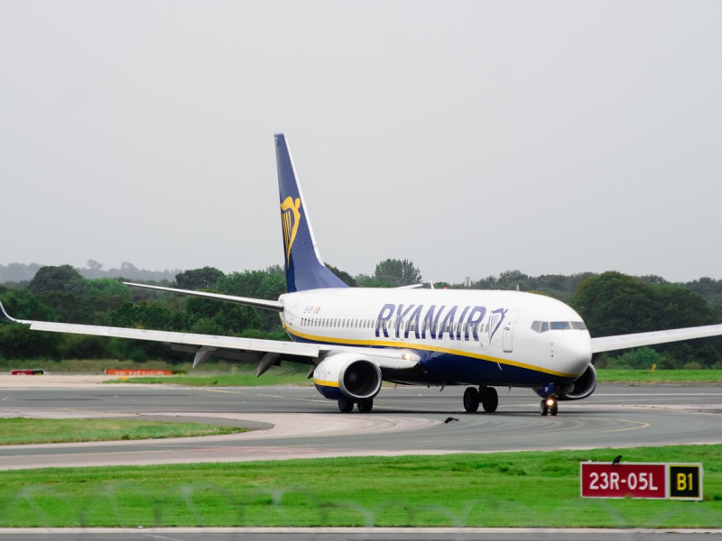 Imagen de archivo de uno de los aviones de Ryanair