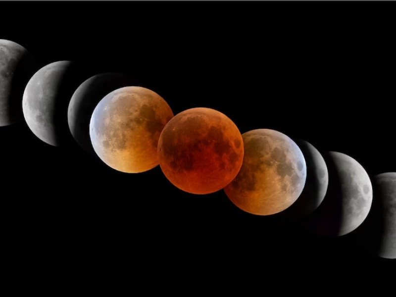 Fases eclipse luna de sangre