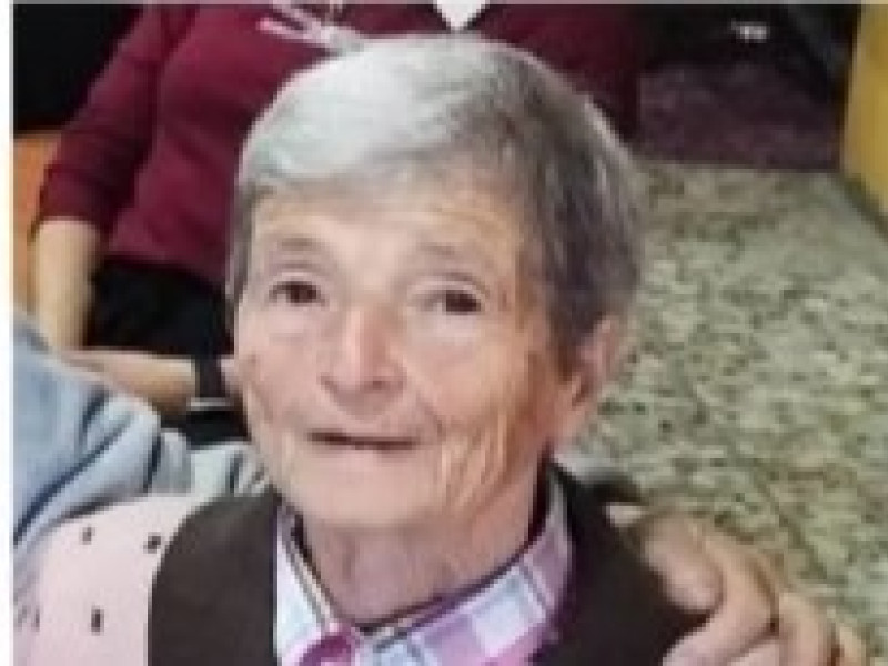 Foto de Isaura Vázquez en el cartel difundido por la familia