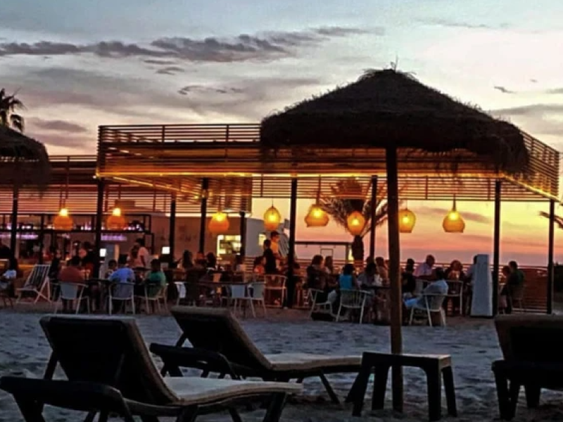 Terraza en la Playa