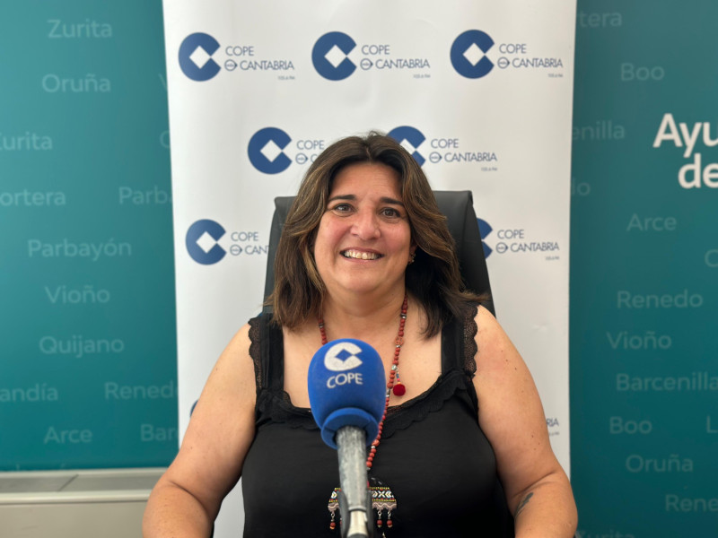 Gloria Bárcena, concejala de festejos, Ayto. de Piélagos