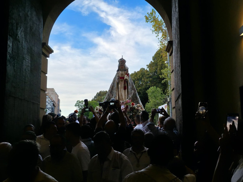 Llegada de la Fuensanta a la Catedral