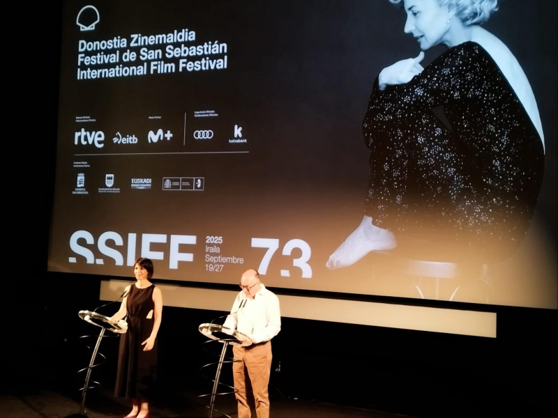 Presentación del Festival de Cine de San Sebastián, que tendrá lugar del 19 al 27 de septiembre