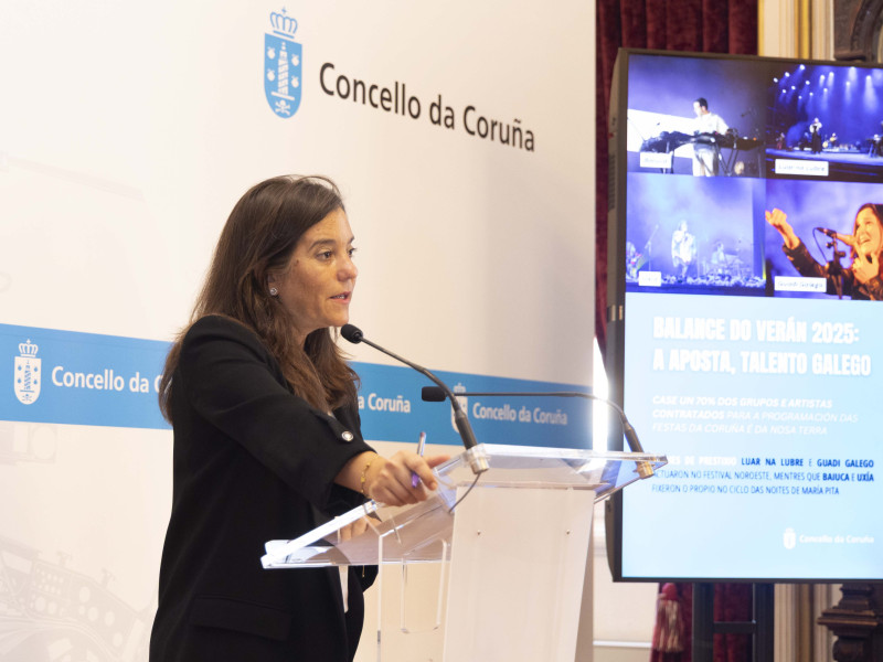Inés Rey hace balance de las fiestas de A Coruña 2025