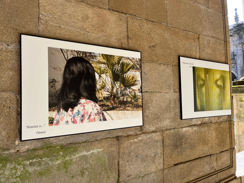 Dos de las imágenes de la exposición