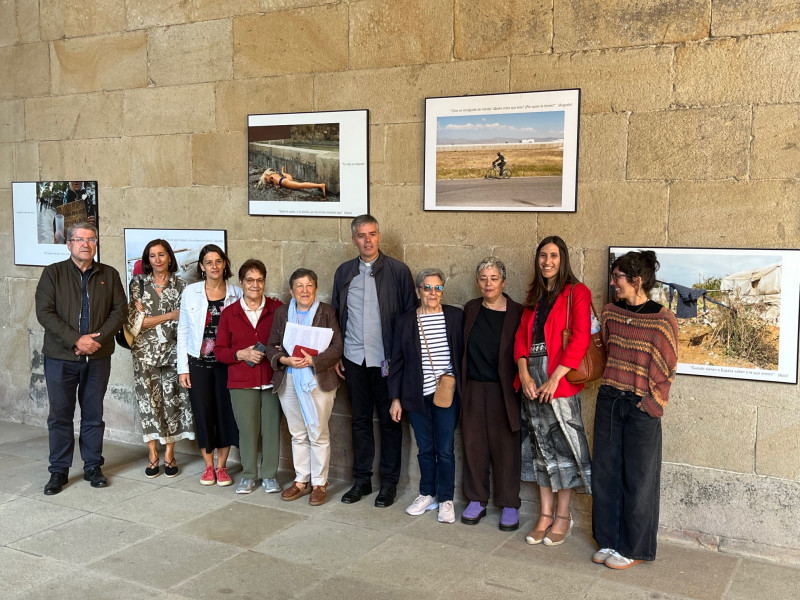 Responsables de Cáritas diocesana de Santiago y del Programa Vagalume