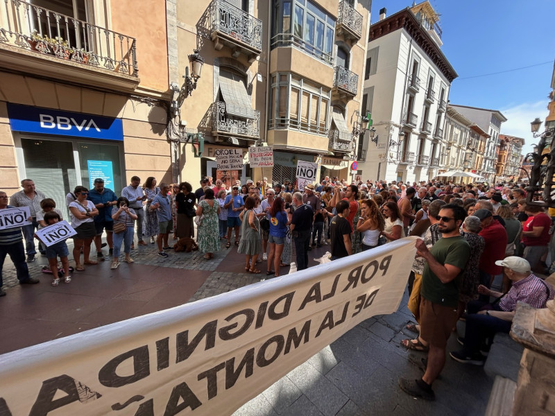 Momento de la manifestación