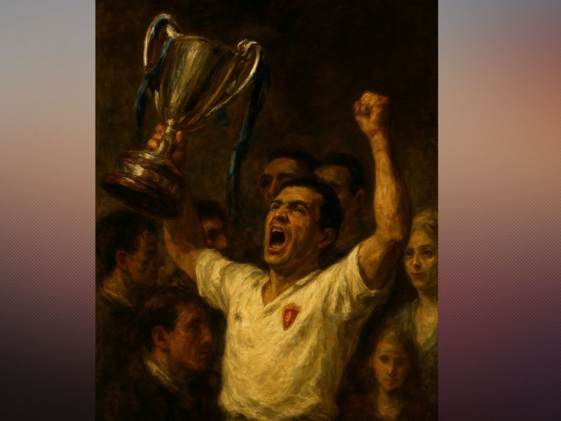 Así hubiera recreado Goya la celebración de la Recopa del Real Zaragoza según la IA