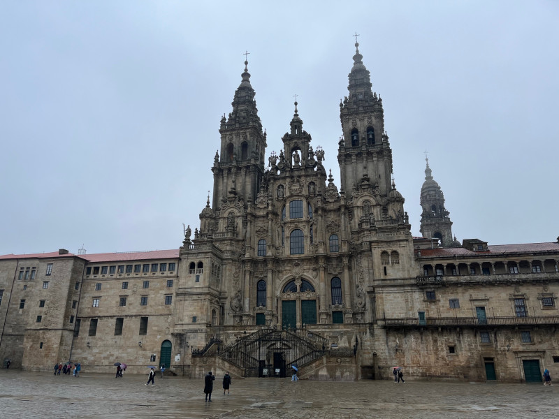 Catedral de Santiago desde la Plaza del Obradoiro