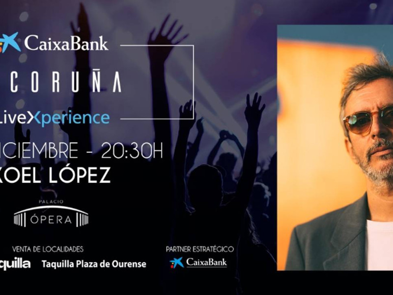 Concierto de Xoel López el 4 de diciembre en A Coruña