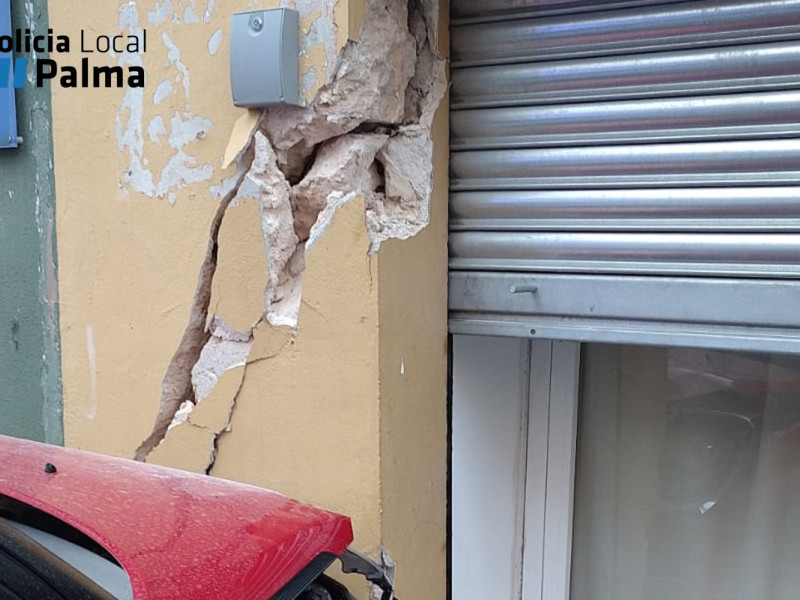 Daños en la fachada