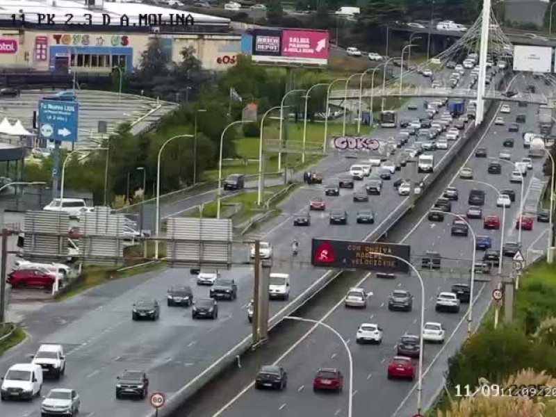 Otra imagen de la zona del accidente en Alfonso Molina