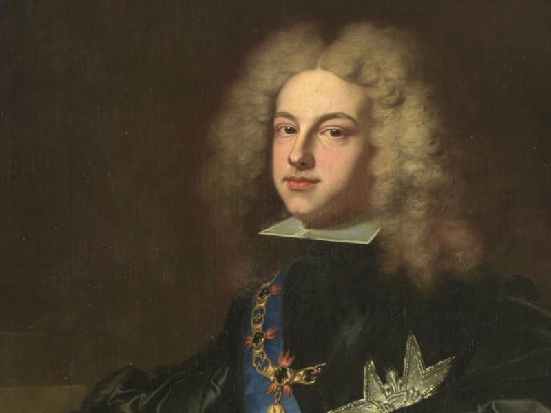 Felipe V retratado tras la muerte de Carlos II