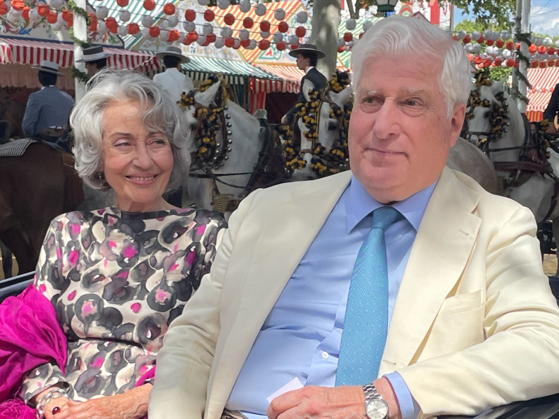 Duque de Alba en la Feria de Abril de Sevilla