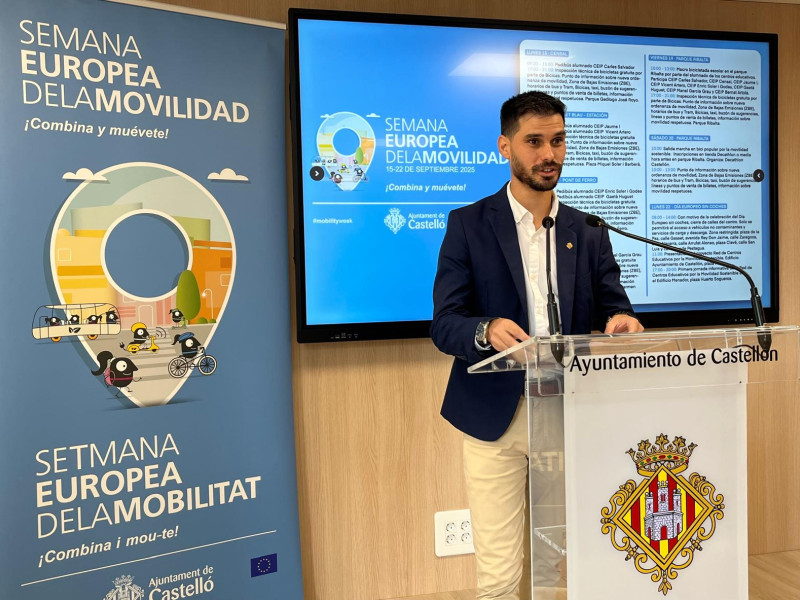 El concejal Cristian Ramírez ha presentado la Semana Europea de la Movilidad 2025
