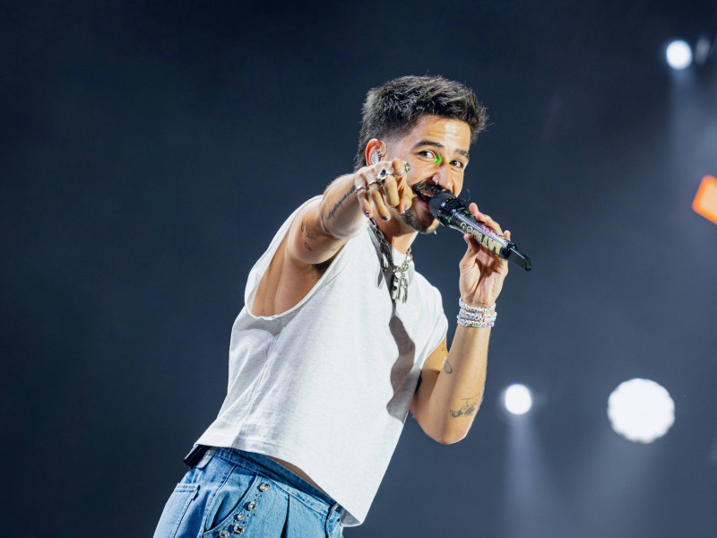 El artista colombiano en uno de sus conciertos en Andalucía