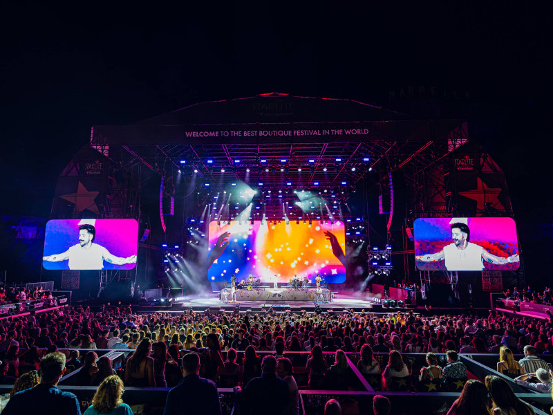 Concierto de Camilo en el festival Starlite de Marbella