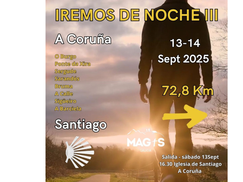Cartel Reto Camino Santiago