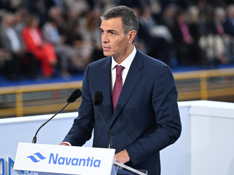 El presidente del Gobierno, Pedro Sánchez
