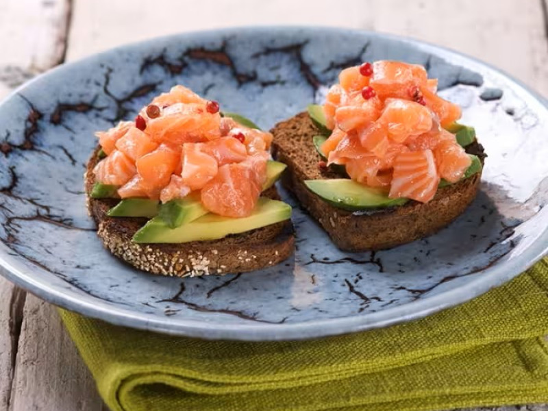Una de las recetas con salmón de Noruega