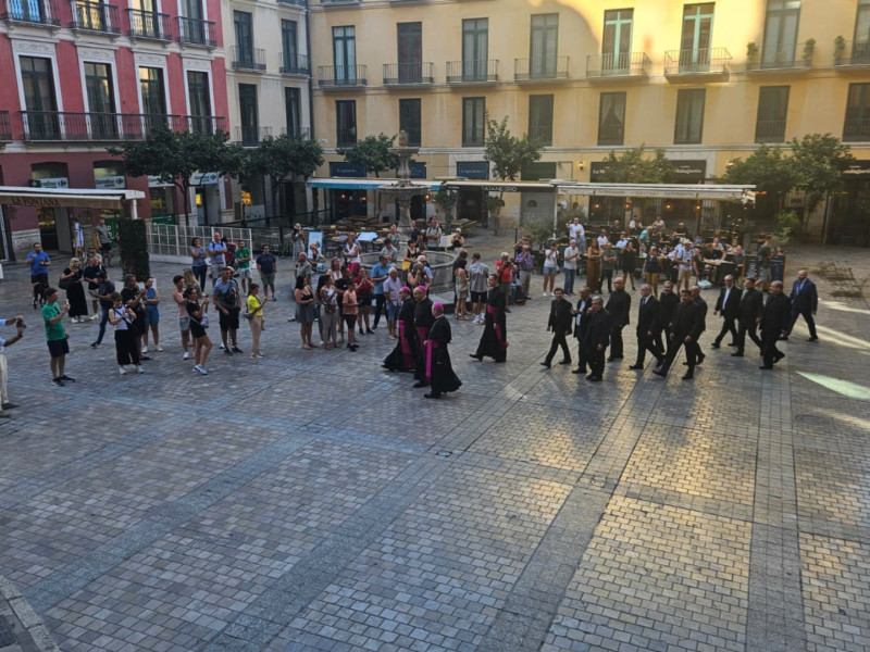 Salida desde el Palacio del Obispo