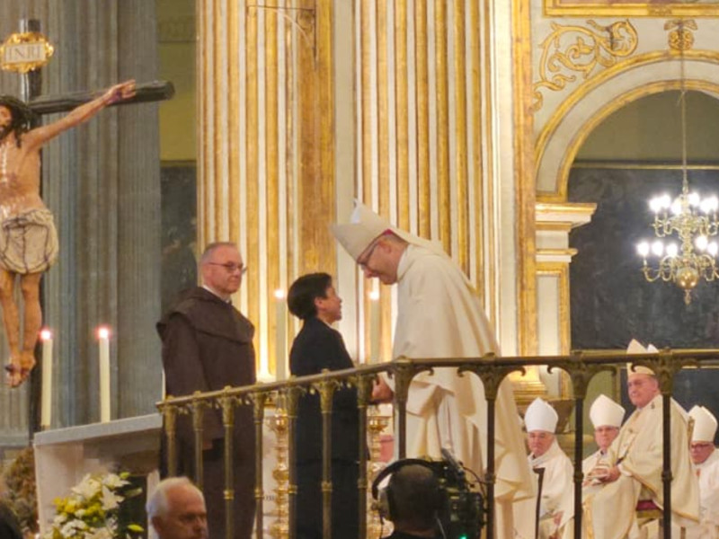 Toma de posesión del obispo de Málaga