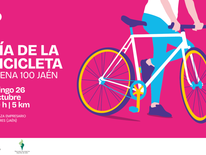 Jaén celebra el V Día de la Bicicleta de CADENA 100: 5 años, 5 km y diversión asegurada