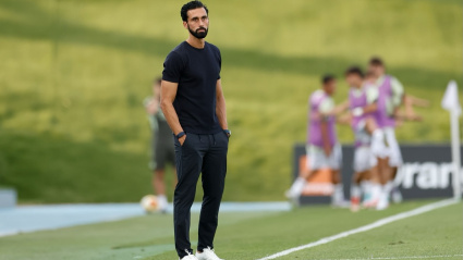 Álvaro Arbeloa, durante un partido con el Castilla