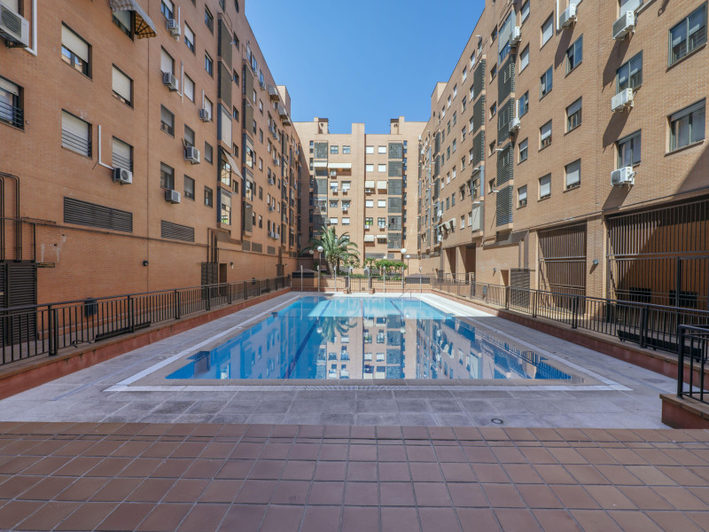 Interior de una comunidad de vecinos