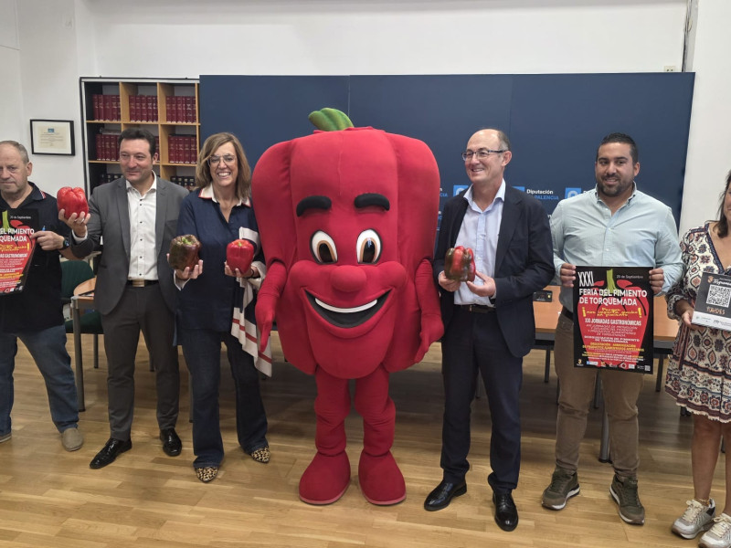 Presentación de la Feria del Pimiento en Diputación de Palencia