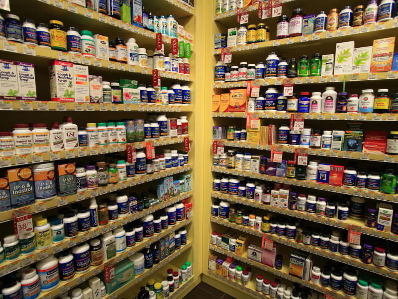 Imagen de recurso de una farmacia de Manhattan, Nueva York