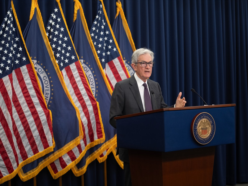 El presidente de la Reserva Federal de Estados Unidos, Jerome Powell