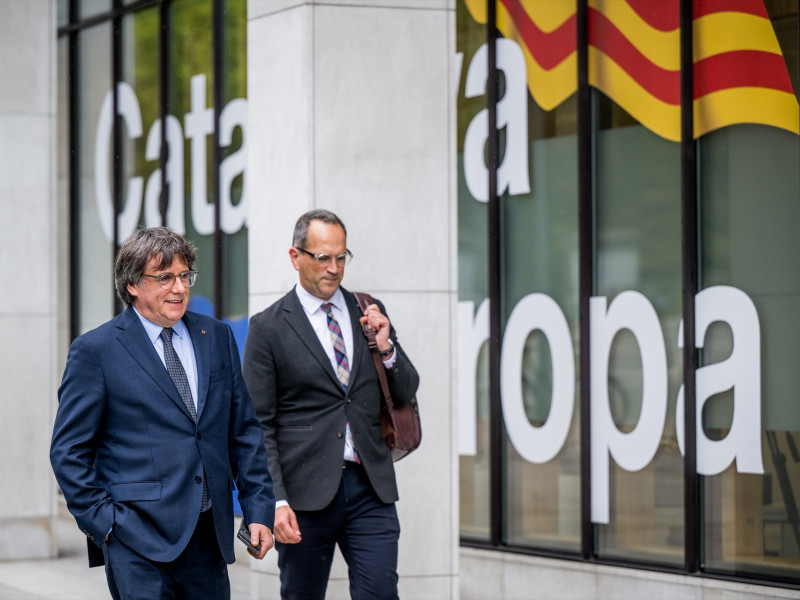 El presidente de Junts per Catalunya, Carles Puigdemont