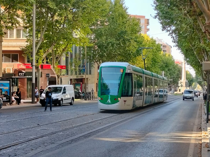 El tranvía de Jaén regresa a las calles