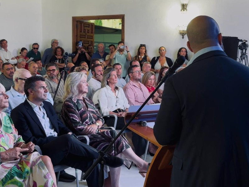 Germán Beardo, ante un auditorio repleto