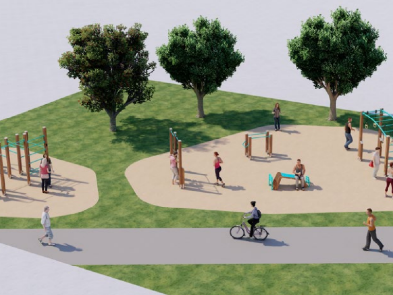 Así será el 'Jardín del HUBU', un gran pulmón verde de 3,5 kilómetros que transformará y conectará la zona entre el hospital y la estación de Burgos