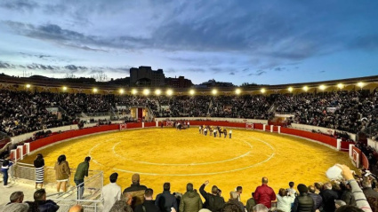 Imagen de la plaza de toros de Lorca, escenario del mano a mano de Ureña y Ortega