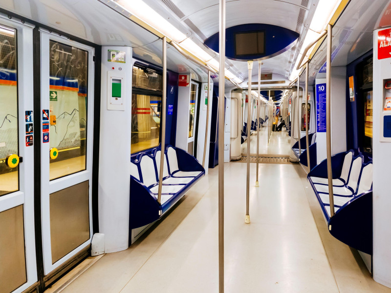 Imagen de recurso de un vagón del Metro de Madrid