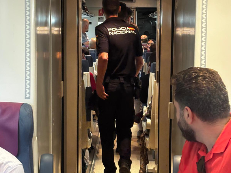 Momentos dentro del tren