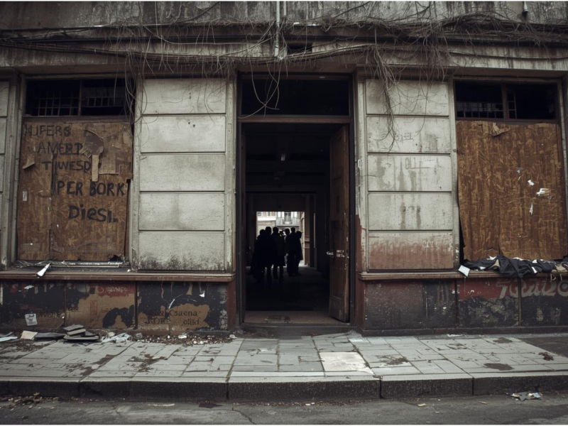 Un edificio okupado