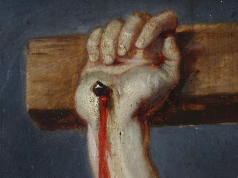 'Cristo en la Cruz', Pedro Pablo Rubens, 1613 (detalle)