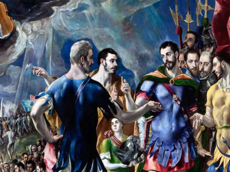 El martirio de San Mauricio y la legión tebana, El Greco (1580-1582)