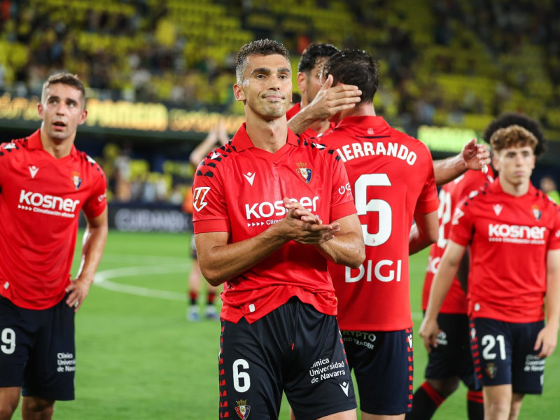 Lucas Torró, de Osasuna, tras el partido en Villarreal