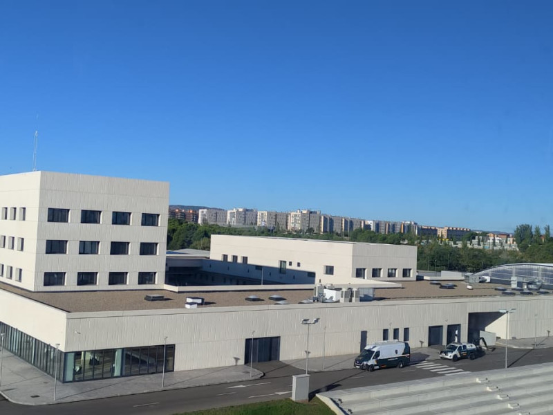 Imagen de la nueva Comandancia de la Guardia Civil en Zaragoza.