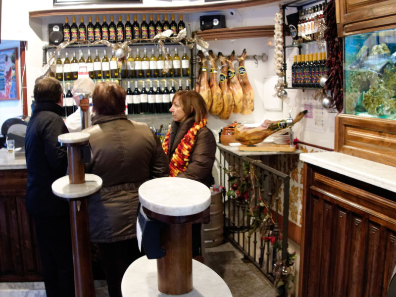 Un bar en Madrid