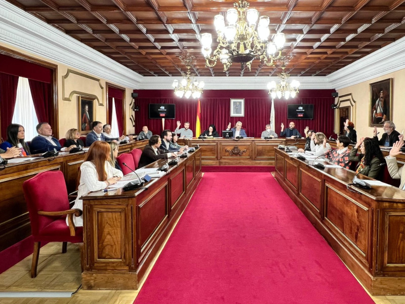 Votación no pleno extraordinario do Concello de Lugo