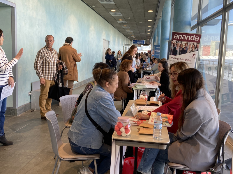 Entrevista de trabajo en la Feria de Empleo Sénior de A Coruña